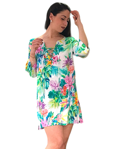 Chemise Manches 3/4 Seti, Maui, Tessy Beachwear T630/0326-01
