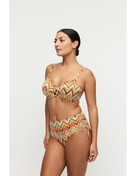 High-Waisted Bikini Bottom, Tubou - Ikat, Prima Donna 4013852-IKS
