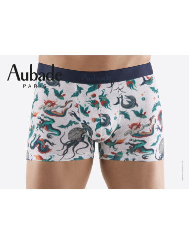 Men's Boxer Shorts Mosaic Gots, Aubade Men XB78T-MOSI