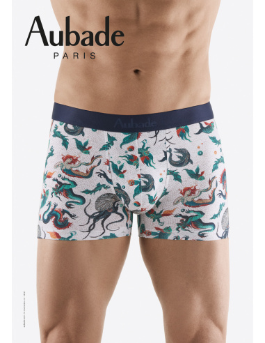 Men's Boxer Shorts Mosaic Gots, Aubade Men XB78T-MOSI
