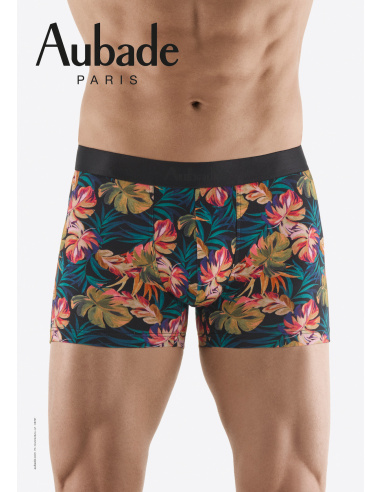 Men's Boxer Shorts Paradise Flower, Aubade Men XB78T-PARF