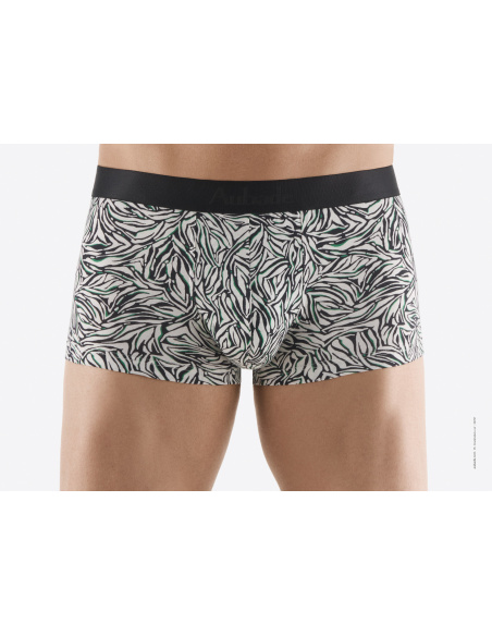 Boxer Trunk Coton Modal, Wild Stripes, Aubade Men XB79T-WILD
