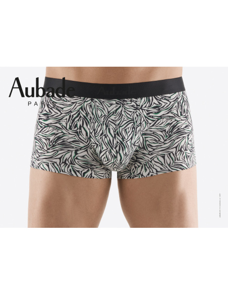 Boxer Trunk Coton Modal, Wild Stripes, Aubade Men XB79T-WILD