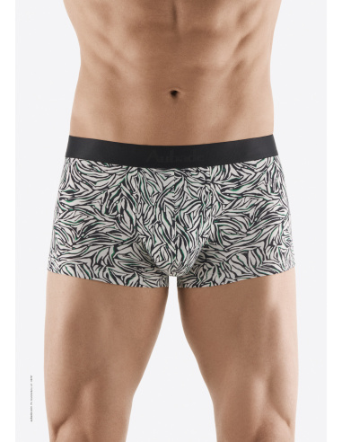 Men's Boxer Shorts Trunk Coton Modal, Wild Stripes, Aubade Men XB79T-WILD