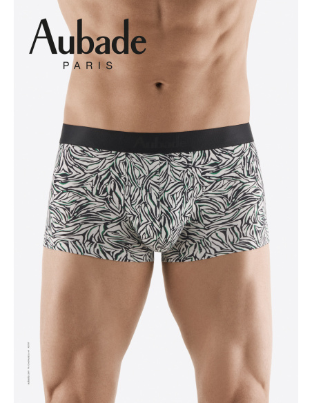 Boxer Trunk Coton Modal, Wild Stripes, Aubade Men XB79T-WILD