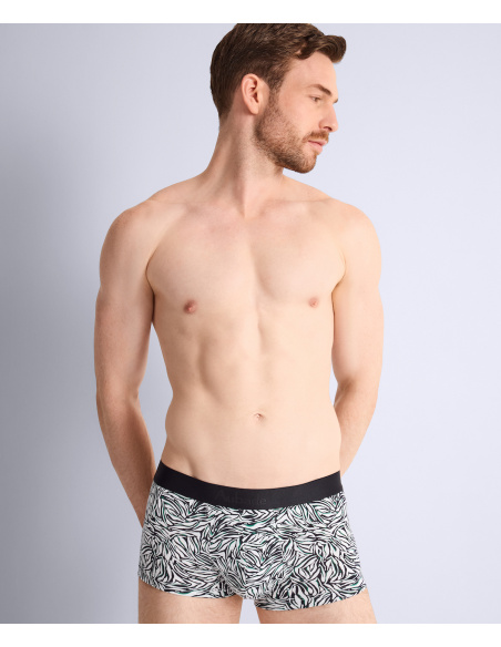Boxer Trunk Coton Modal, Wild Stripes, Aubade Men XB79T-WILD