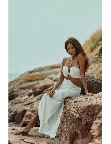 Robe Longue Sexy Céleste en Molleton, Celeste, Marjolaine 6CEL3000-0074