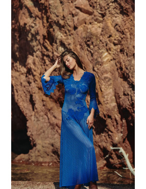 Robe Longue Sexy Céleste en résille dentelle, Celeste, Marjolaine 6CEL3001-0050