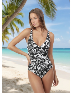 Maillot de Bain 1 P Gainant Spécial Grand Taille Bonnet C/D, Ad Selection 11521-000110