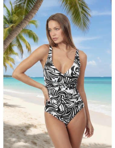 Draped Slimming Swimsuit C/D cup, Ad Selection 11521-000110