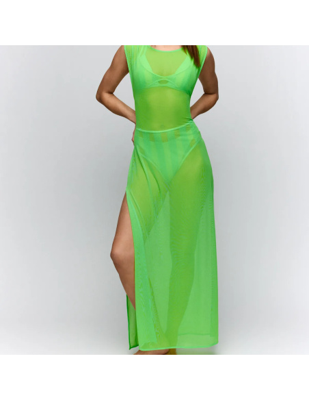 Robe Longue Swimwear, Sha - Néon, Sarda 3601170-NEN