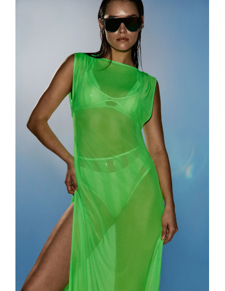 Robe Longue Swimwear, Sha - Néon, Sarda 3601170-NEN