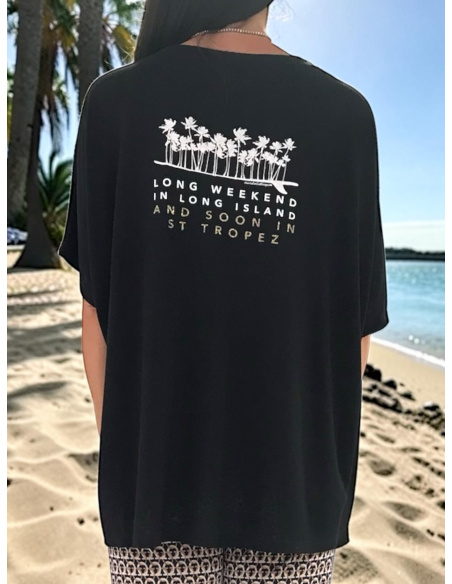 Tee Shirt - Taille Unique, New York - Parker, TSPARKNY-NOIR