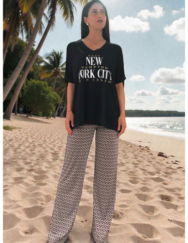 Tee Shirt - Taille Unique, New York - Parker, TSPARKNY-NOIR