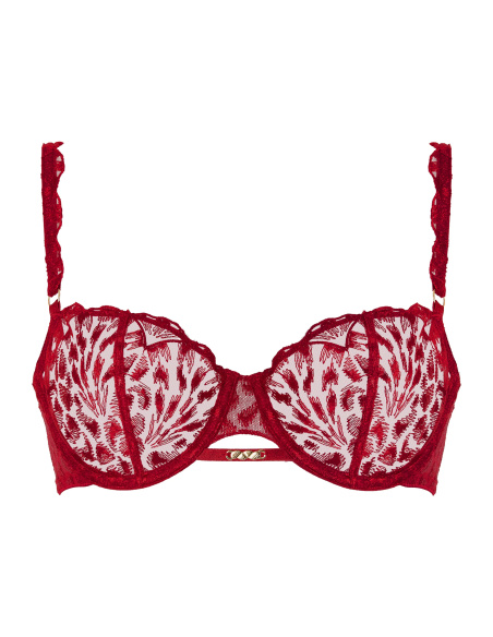 Soutien Gorge Corbeille, Cray In Love- Red Delight, Aubade 5DF14-REDD