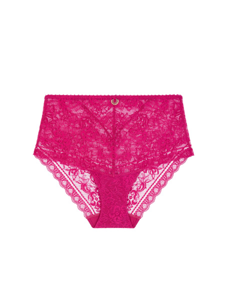 High-waisted briefs, Ivresse Baroque - Pink Muse, Aubade 7A24-PIMU