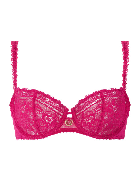 Soutien-Gorge Corbeille Armature, Ivresse Baroque - Pink Muse, Aubade 7AF14-PIMU
