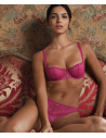 Underwired Balconette Bra, Ivresse Baroque - Pink Muse, Aubade 7AF14-PIMU