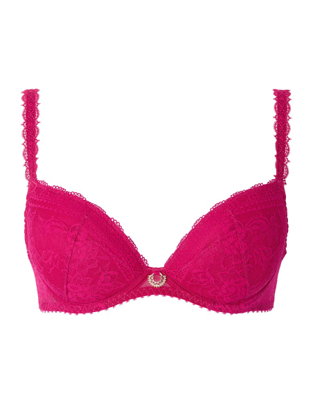 Push-up Padded Bra, Ivresse Baroque - Pink Muse, Aubade 7AN18-PIMU