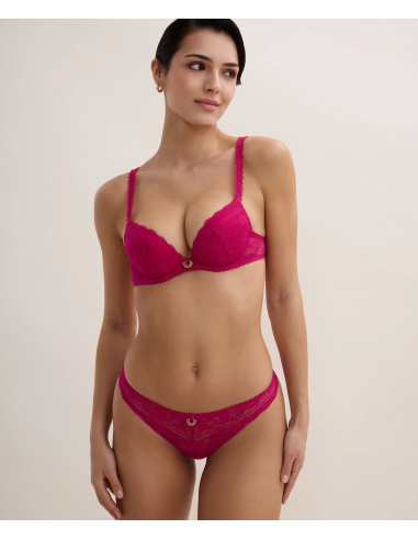 Push-up Padded Bra, Ivresse Baroque - Pink Muse, Aubade 7AN18-PIMU