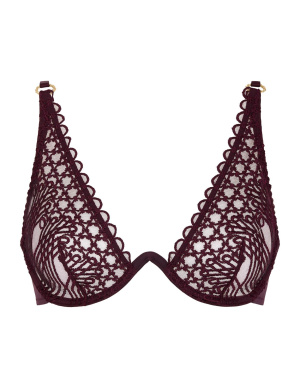 Soutien-Gorge Triangle MonoArmat, Eloge du Désir - Deep Berry, Aubade 7CM12-DEBE 2