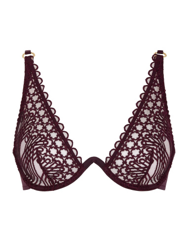 Soutien-Gorge Triangle MonoArmat, Eloge du Désir - Deep Berry, Aubade 7CM12-DEBE