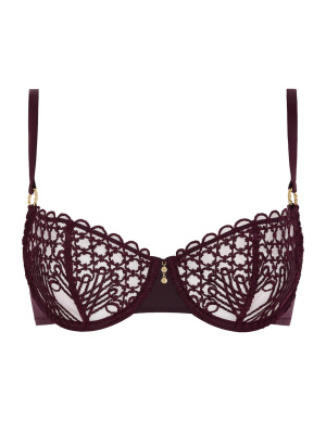 Soutien-Gorge Corbeille, Eloge du Désir - Deep Berry, Aubade 7CF14-DEBE 2