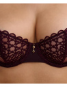 Soutien-Gorge Corbeille, Eloge du Désir - Deep Berry, Aubade 7CF14-DEBE