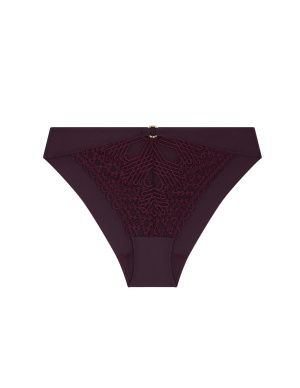 Slip Brésilien, Eloge du Désir - Deep Berry, Aubade 7C22-DEBE 2