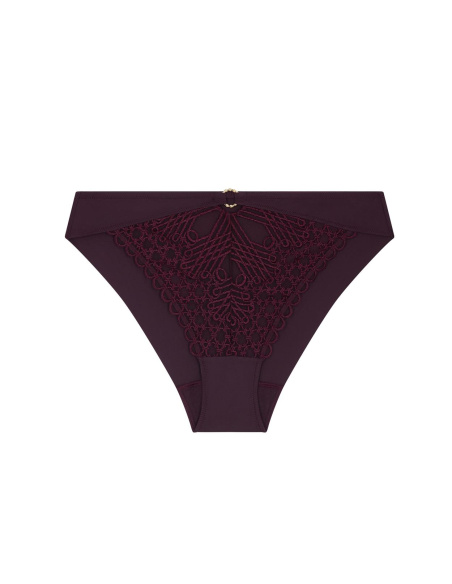 Slip Brésilien, Eloge du Désir - Deep Berry, Aubade 7C22-DEBE
