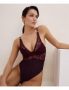 Body MonoArmature, Eloge du Désir - Deep Berry, Aubade 7CM86-DEBE
