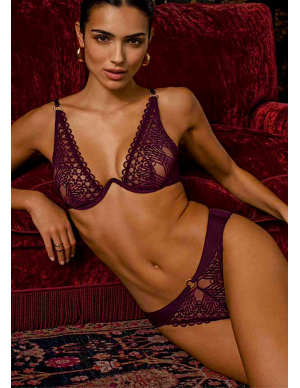 Soutien-Gorge Triangle MonoArmat, Eloge du Désir - Deep Berry, Aubade 7CM12-DEBE