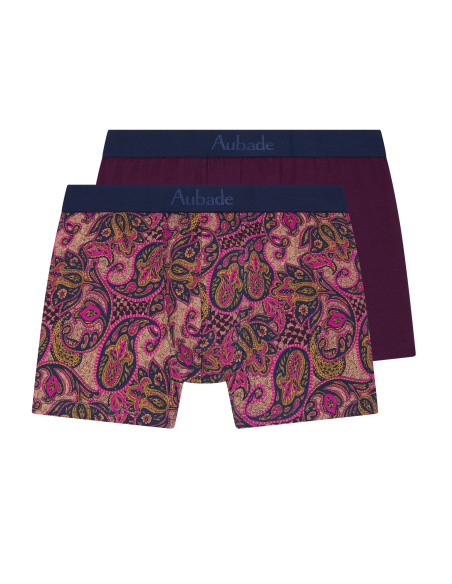2-Pack Boxers Fleur de Boeth, Aubade Men XB58T-FLBO