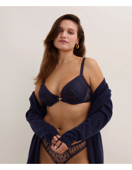 Soutien-Gorge Plunge, Voodoo Kiss - Blue Moon, Aubade 3DN08-BLUM