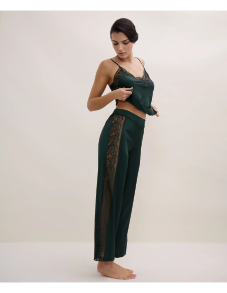 Pantalon, Midnight Whisper - Mysterious Green, Aubade 2S60-MYGR