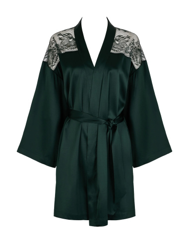 Kimono, Midnight Whisper- Mysterious Green, Aubade 2S65-MYGR