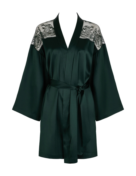 Kimono, Midnight Whisper- Mysterious Green, Aubade 2S65-MYGR