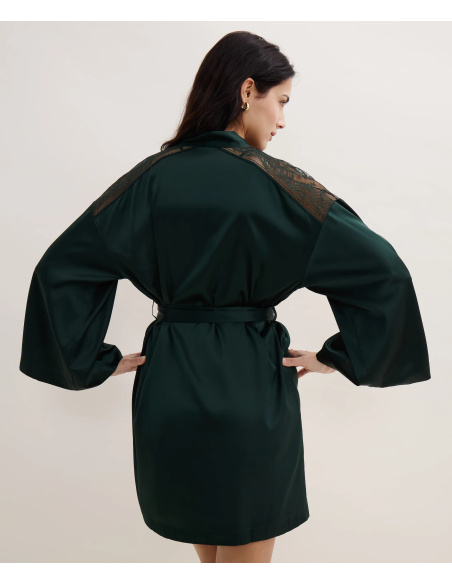 Kimono, Midnight Whisper- Mysterious Green, Aubade 2S65-MYGR