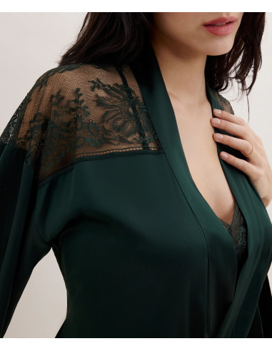Kimono, Midnight Whisper- Mysterious Green, Aubade 2S65-MYGR