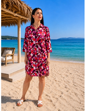 Chemise 3/4 Gavila, Rhodes, Tessy Beachwear T632/1026-01