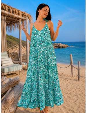 Robe Sans Manches Beachwear Isset, Milos, Tessy Beachwear T631/0926-01