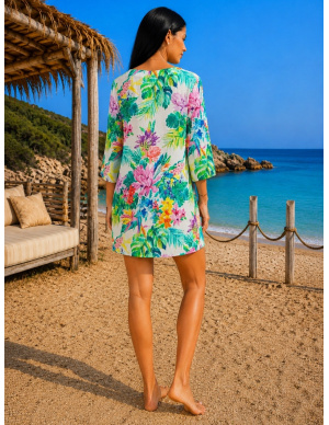 Chemise Manches 3/4 Seti, Maui, Tessy Beachwear T630/0326-01 2