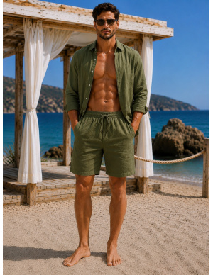Chemise, Francis, David DM24-045-GREEN 2