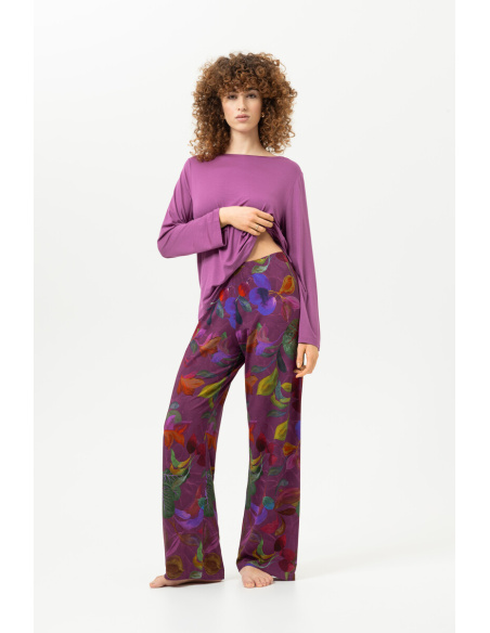 Pantalon, Cosmic Garden - Crushed Berry, Mey 1230160-1808