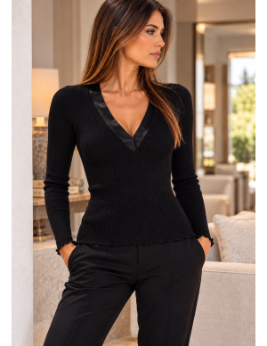 Top Manches Longues Col V, Oscalito 4248-020