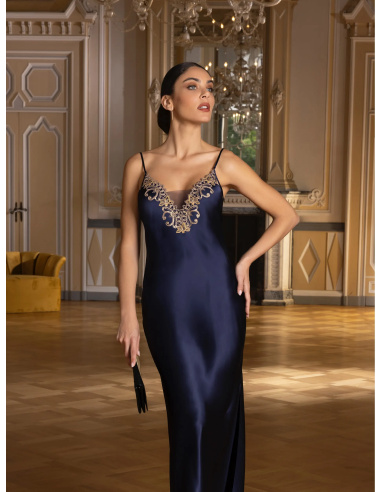Robe de Soirée, Grand Soir Saphir - Marine Or, Lise Charmel ALM1125-MO