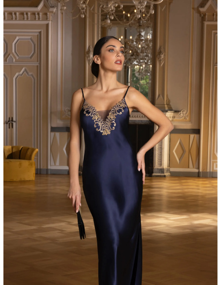 Evening dress, Grand Soir Saphir - Marine Or, Lise Charmel ALM1125-MO