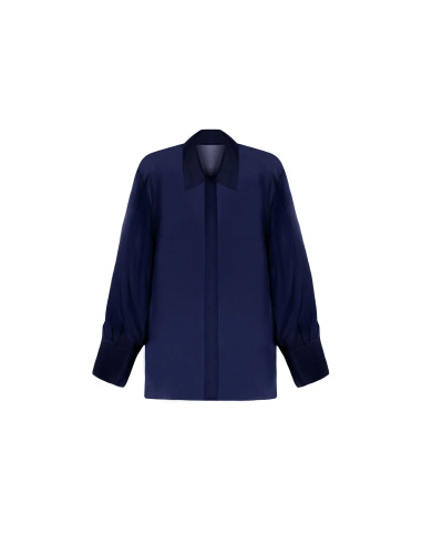 Silk Blouse, Variations Désir - Fleurs Perses, ALJ5111-FP