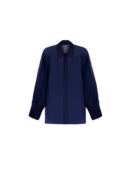 Silk Blouse, Variations Désir - Fleurs Perses, ALJ5111-FP