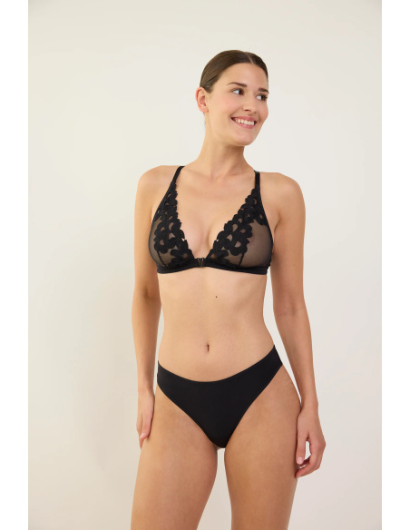 Non-wired triangle bra, Midnight Fever, Lejaby 260542-04